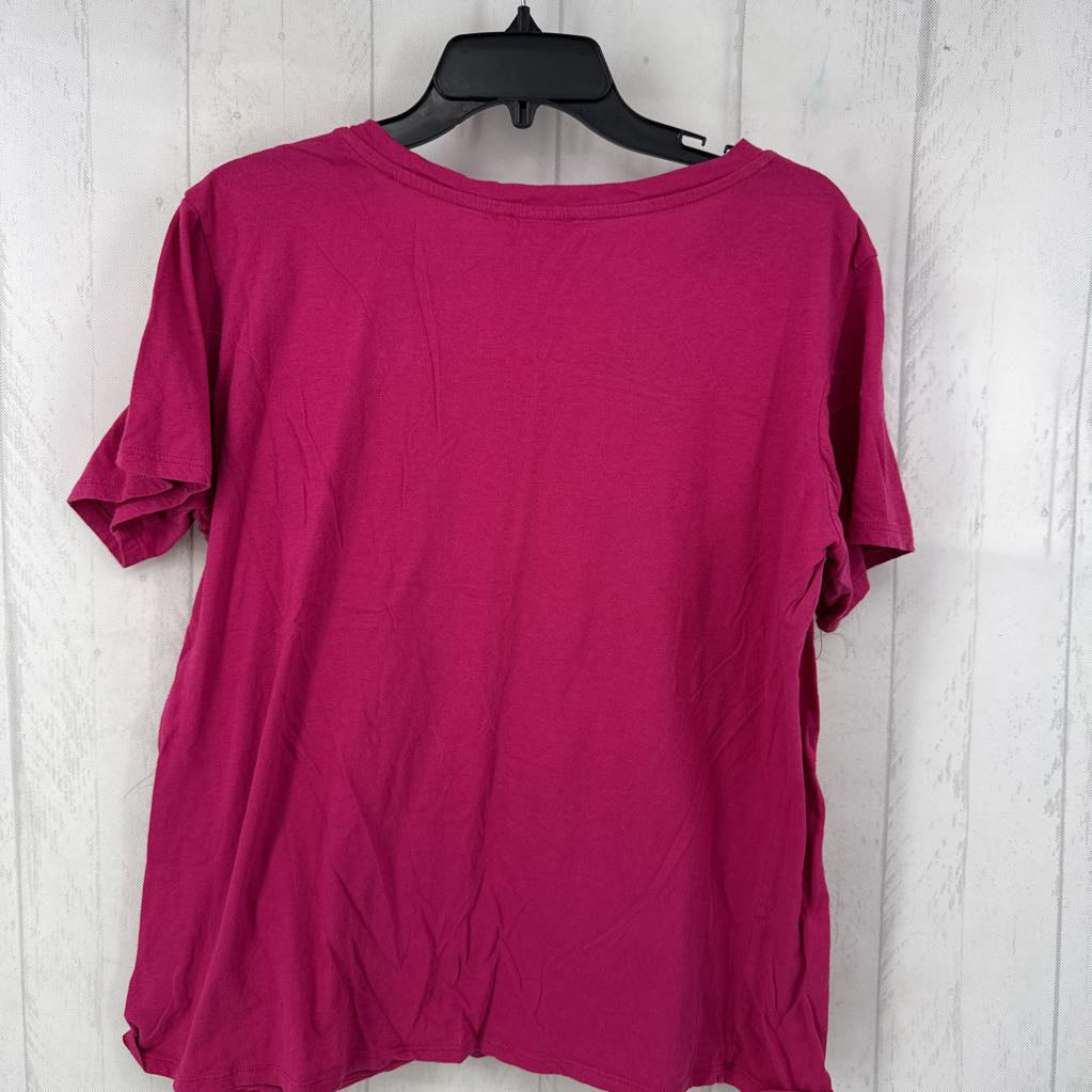 L s/s v-neck top