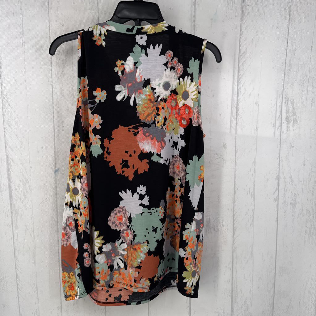 L flower print flowy tank