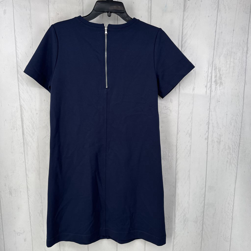 XS s/s back zip dress