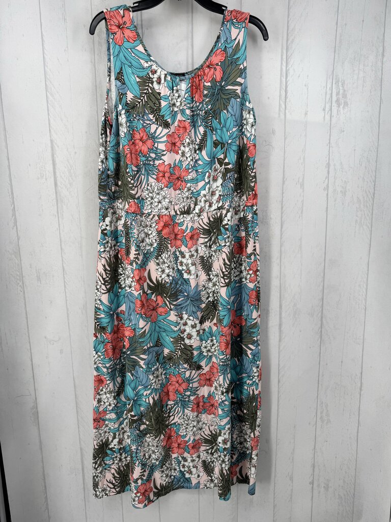 1xp floral slvls maxi dress