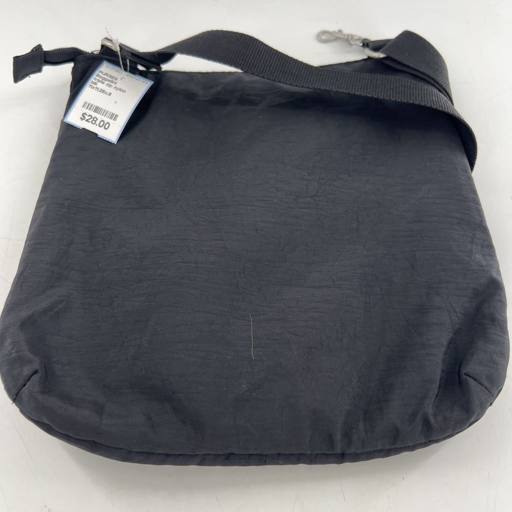 triple zip nylon crossbody