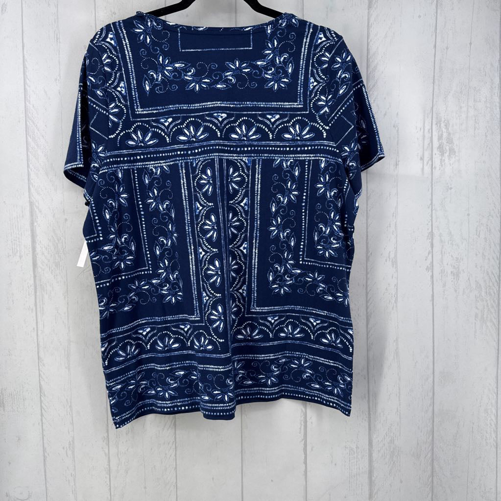 1x s/s patterened top