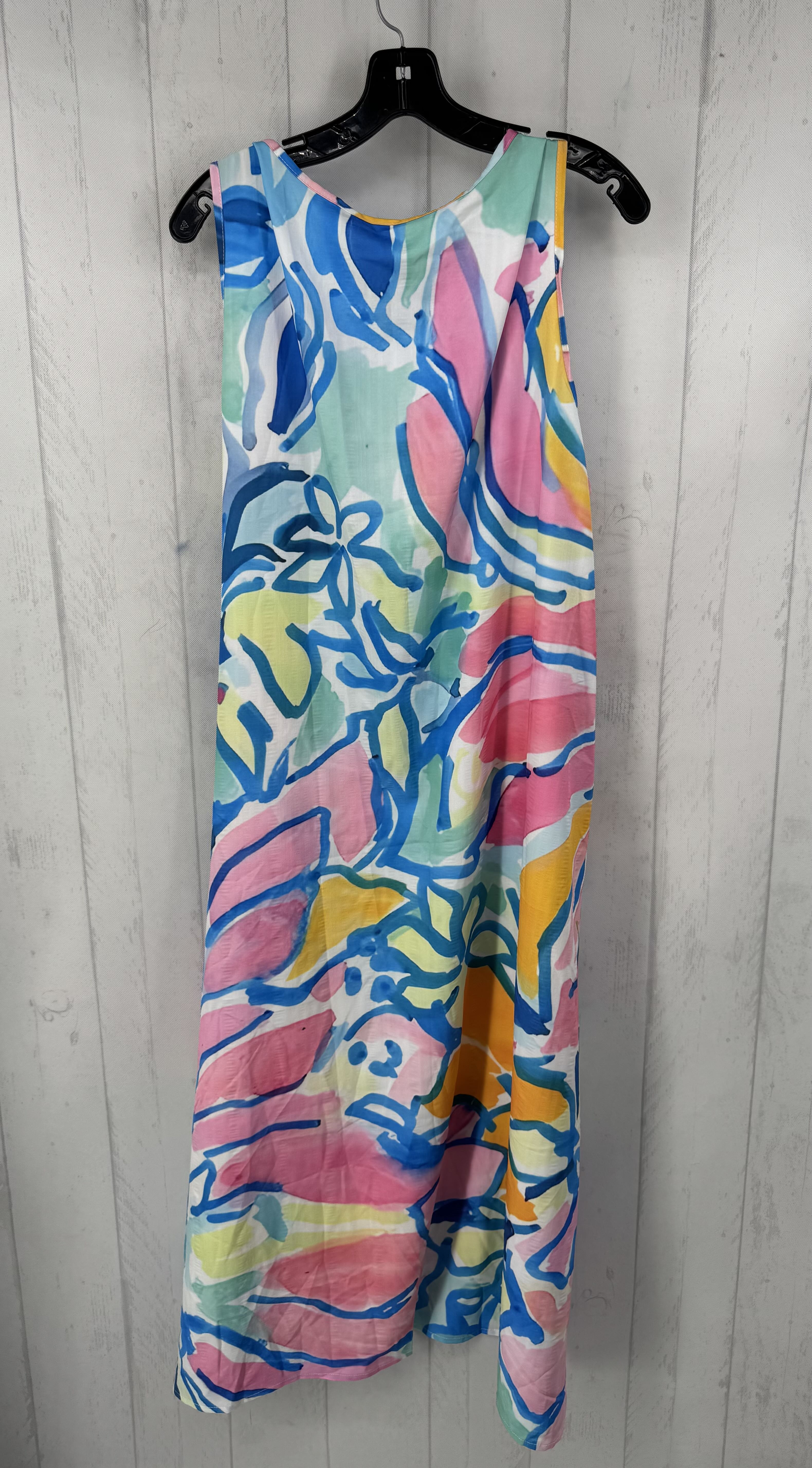 XL printed slvls maxi dress