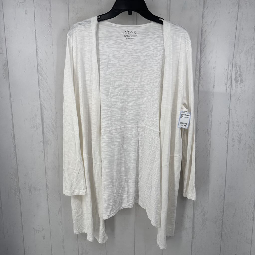 L lightweight open front cardi