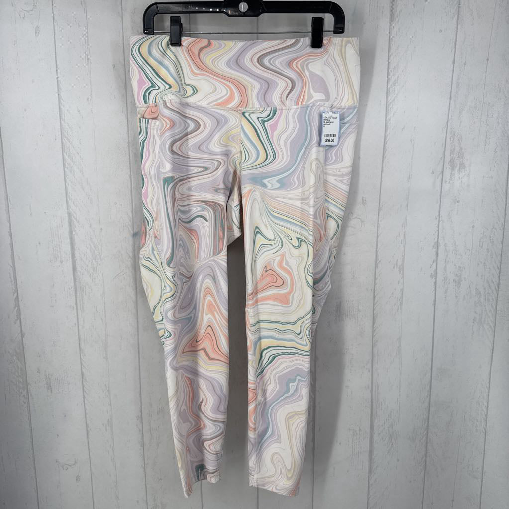 XL swirl print leggings