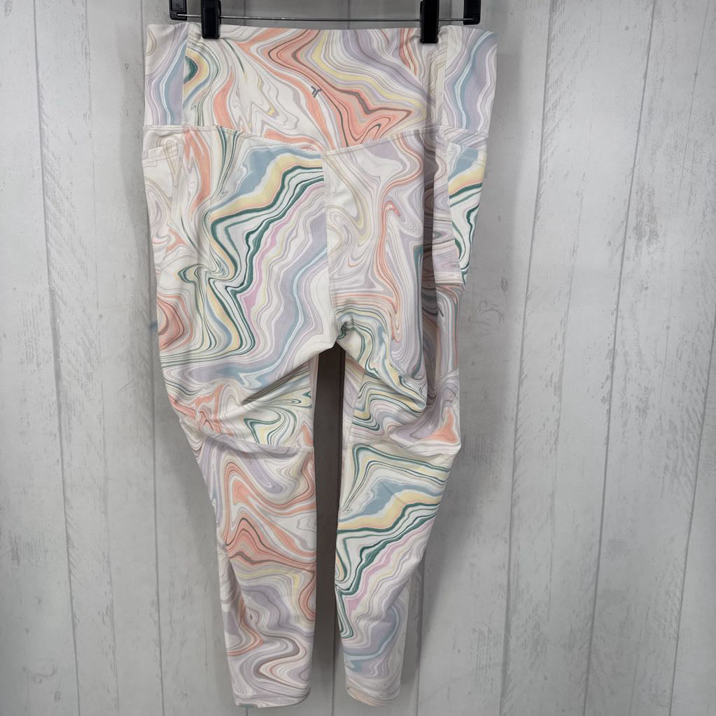 XL swirl print leggings