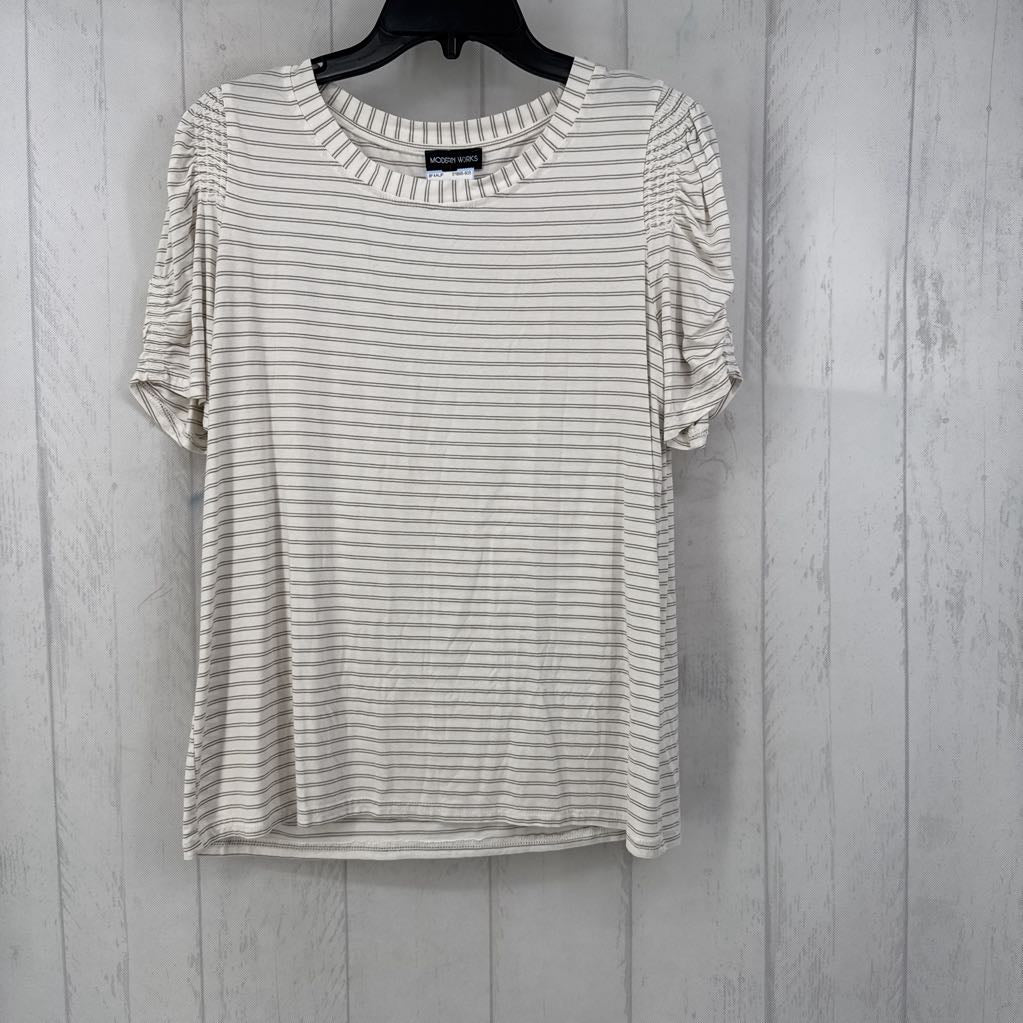 M s/s stripe top