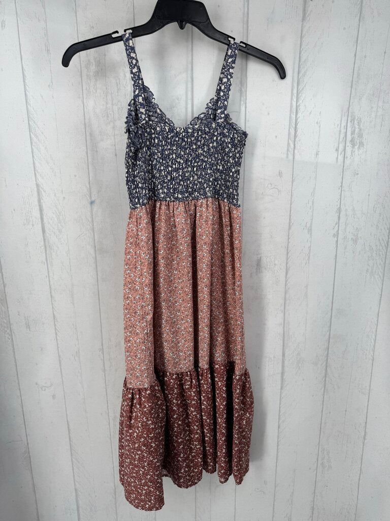 XS flo print smocked top sundress