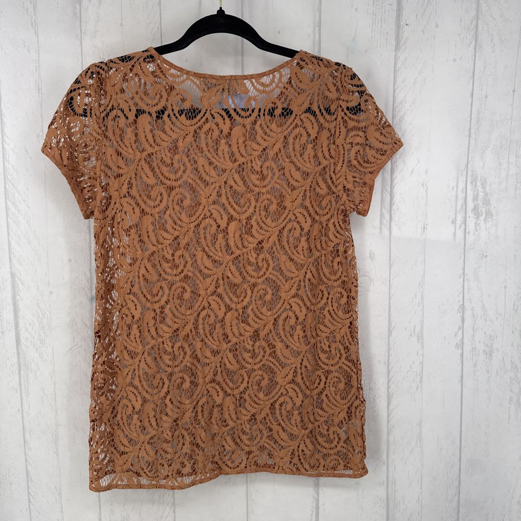 S lace s/s top