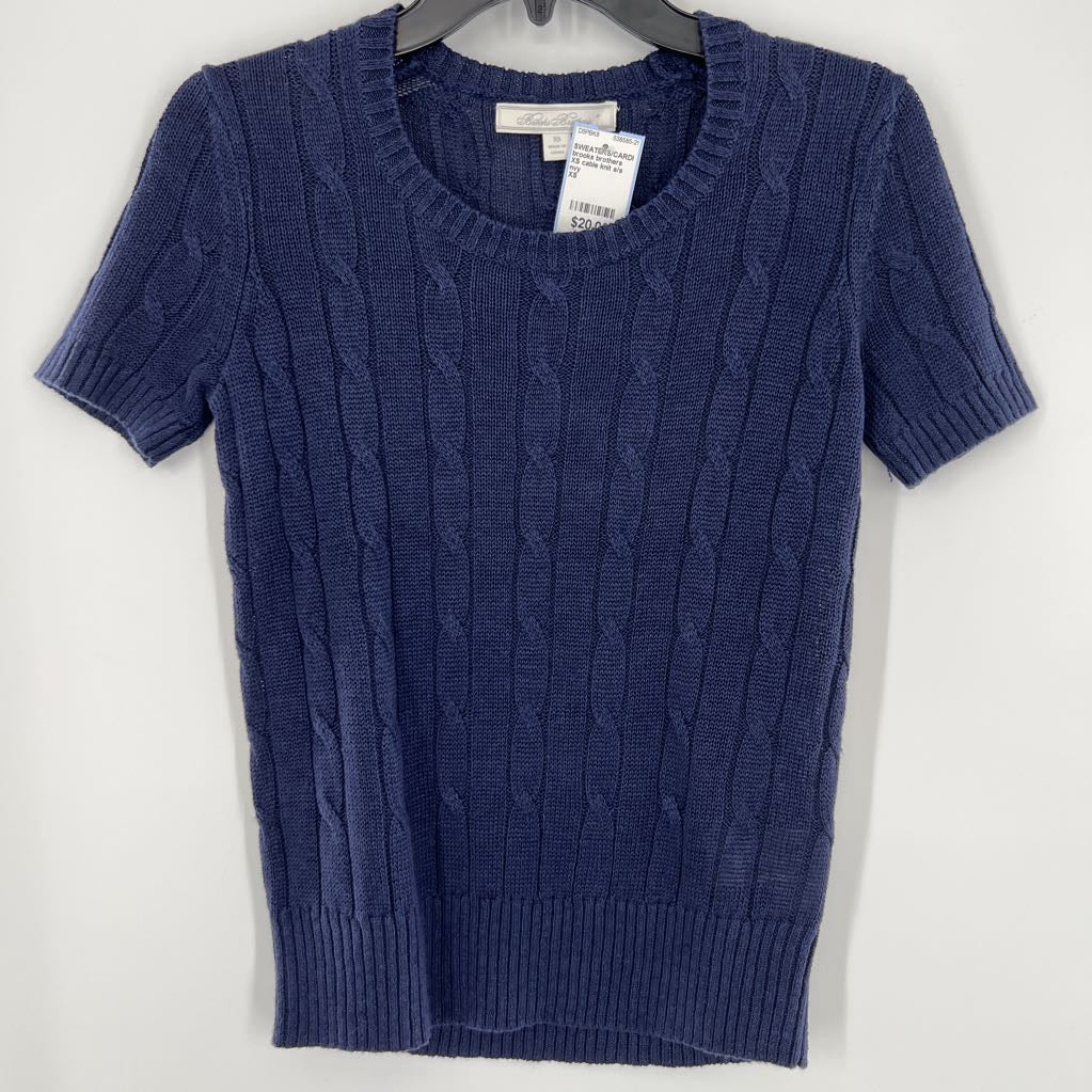 XS cable knit s/s sweater