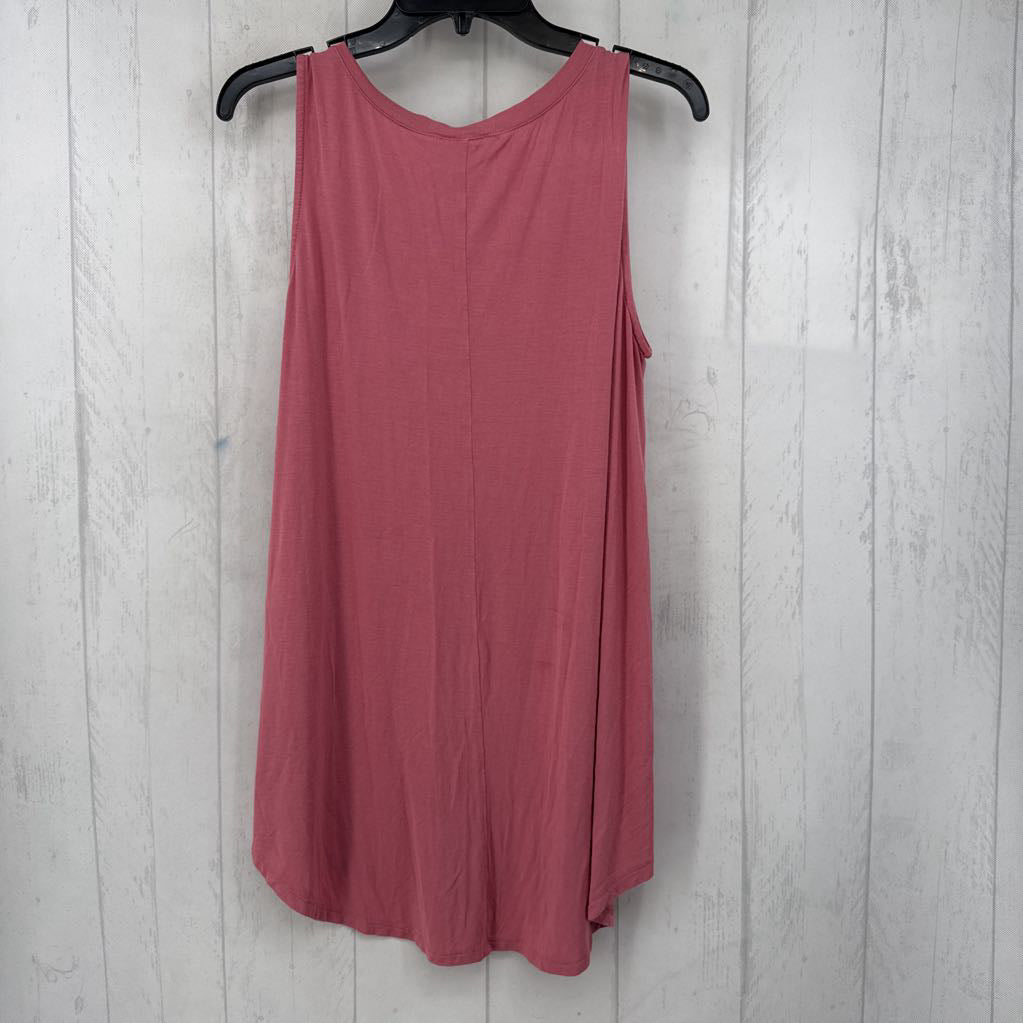L v-neck hi-low flowy tank