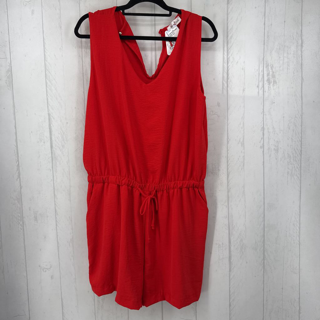 18/20 slvls drawstring short romper