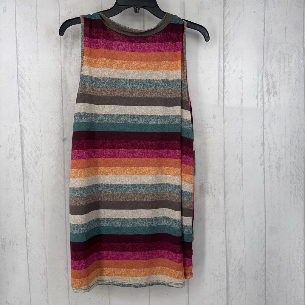 L v-neck stripe tank
