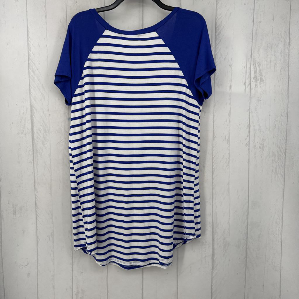 XL s/s stripe top