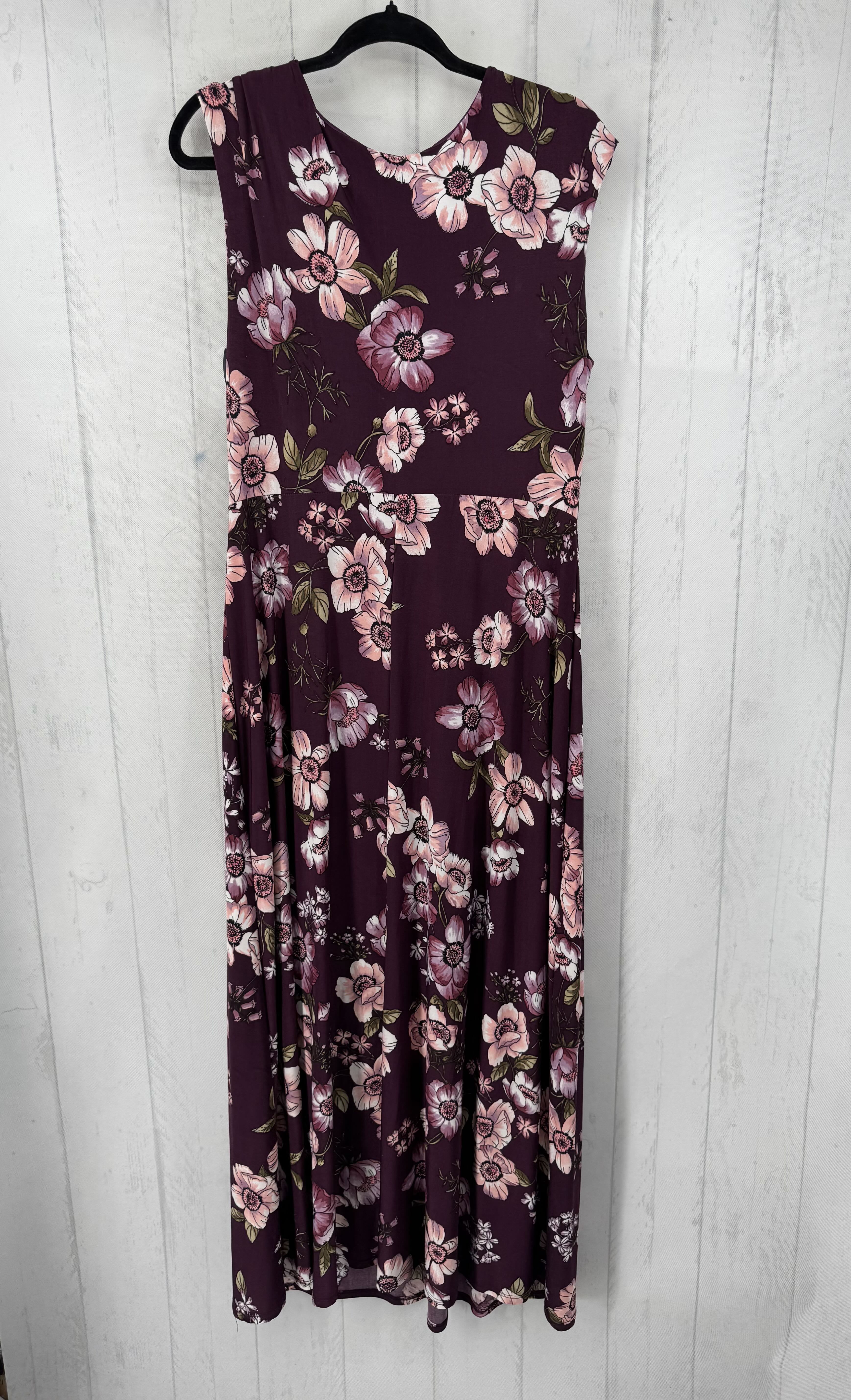 1x slvls floral maxi dress