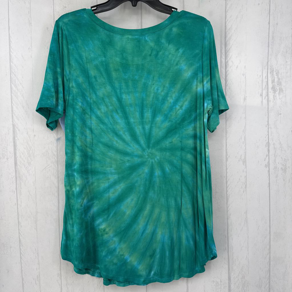 L s/s tie-dye top