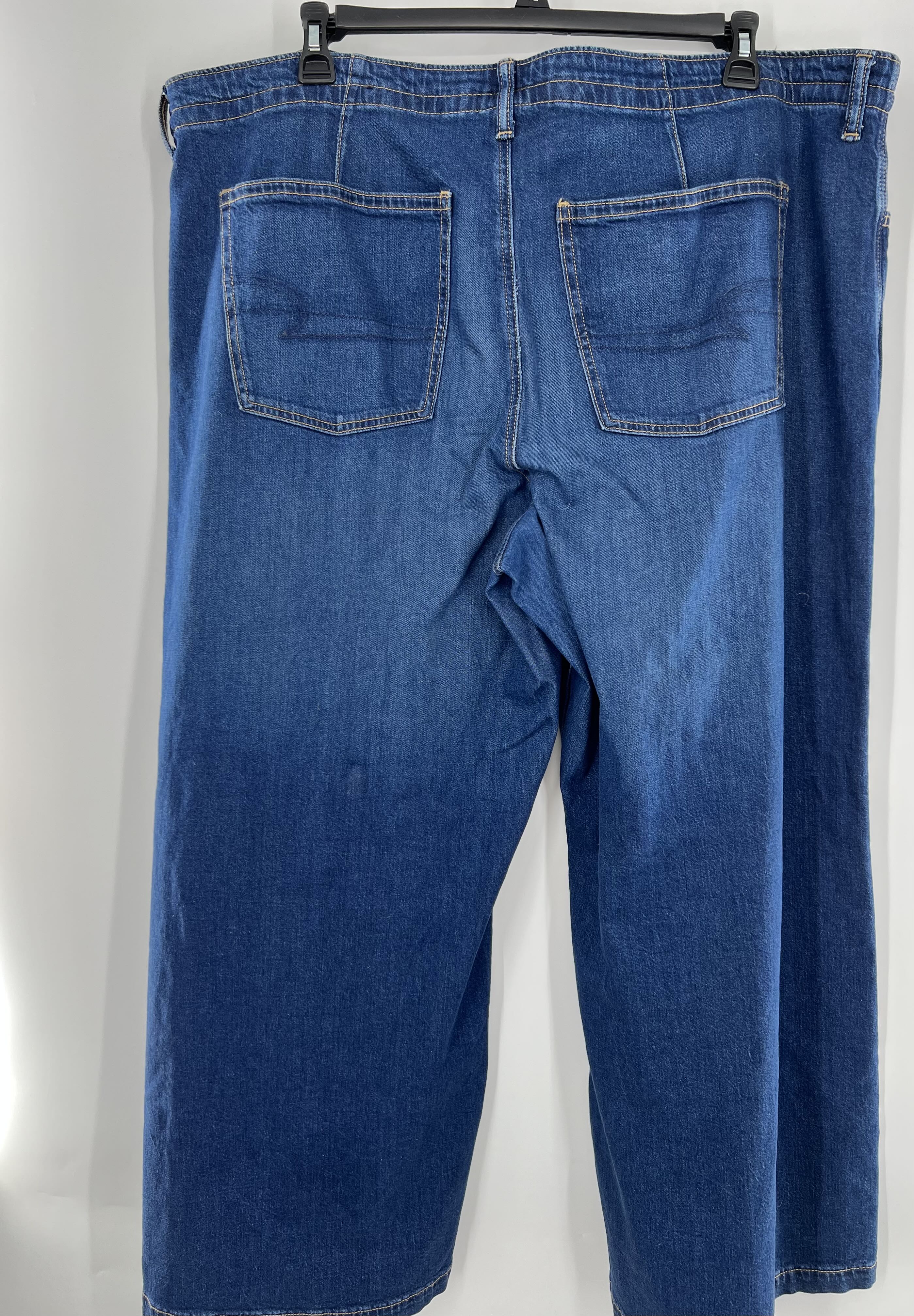 20 drawstring wide leg jeans