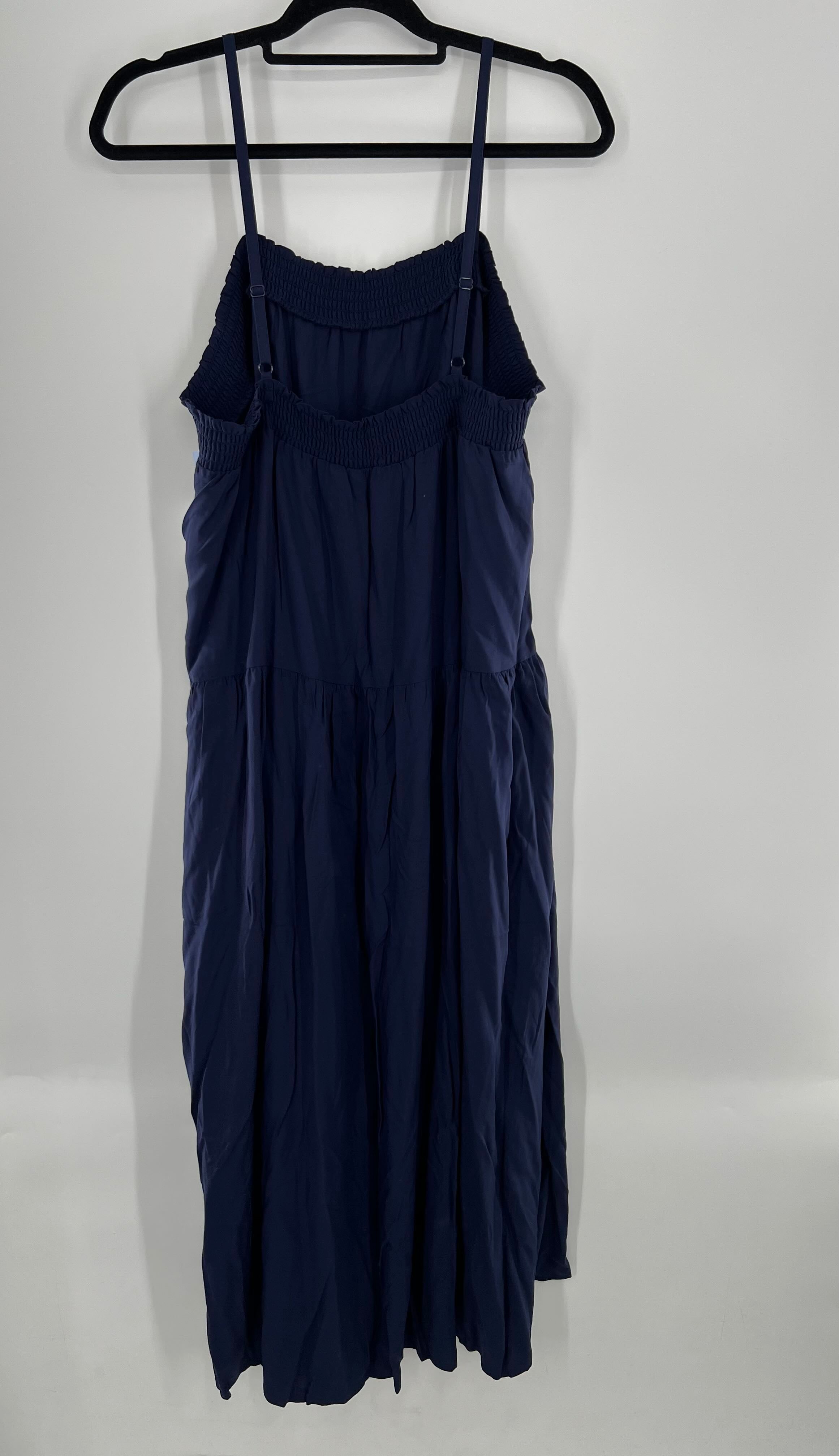 XL tiered ruffle maxi dress