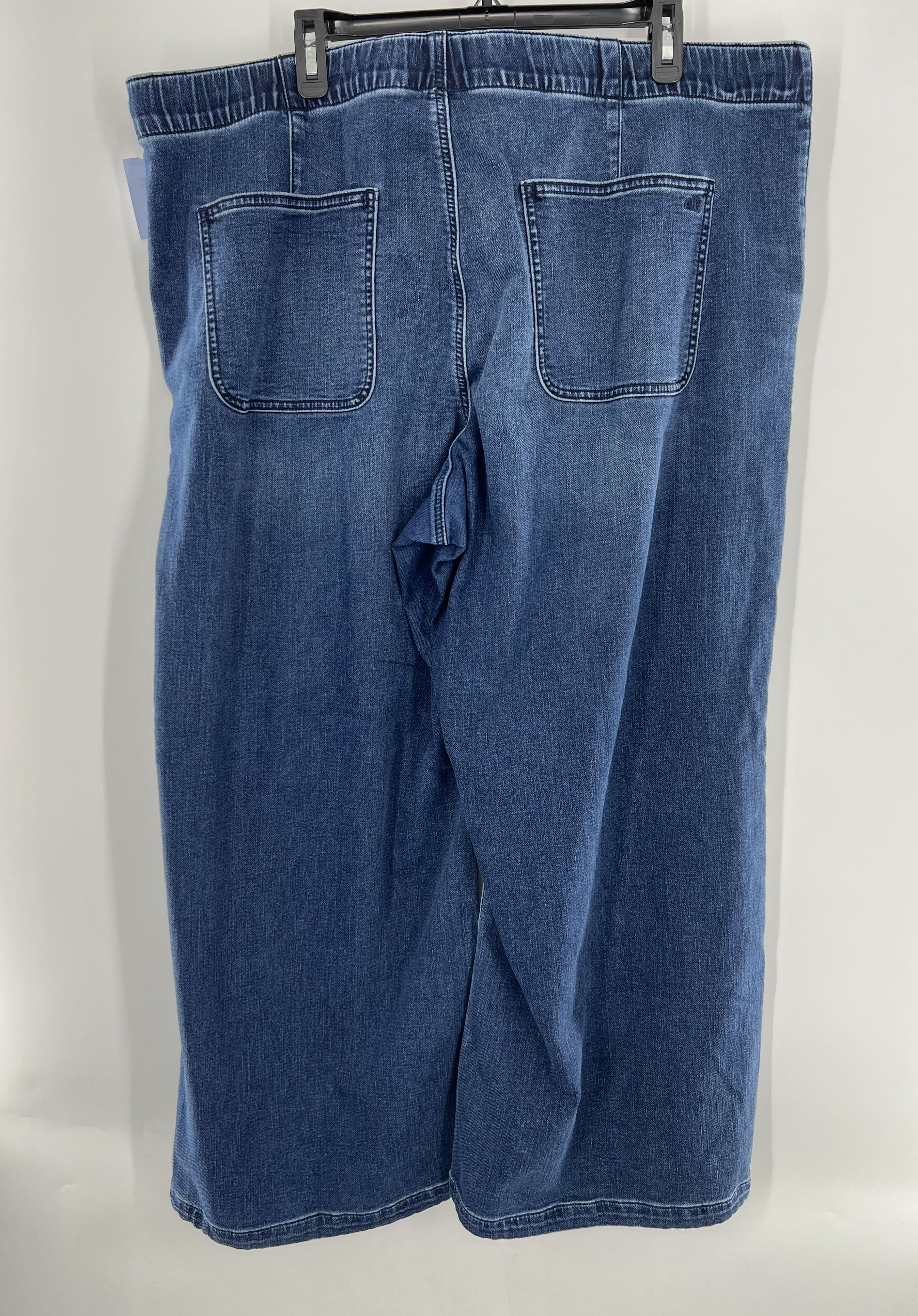 XXL drawstring wide leg jeans