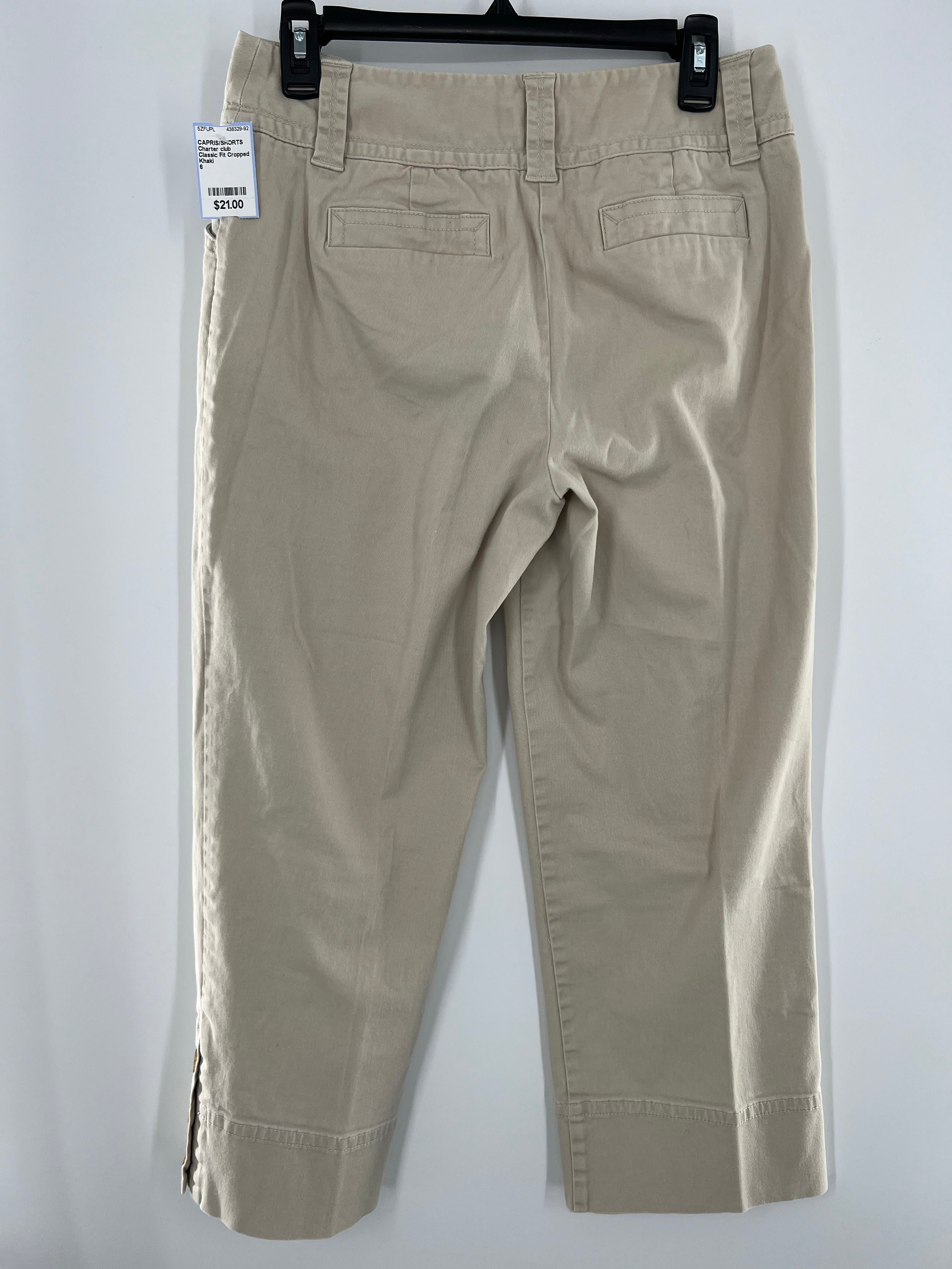 Classic Fit Cropped Capris