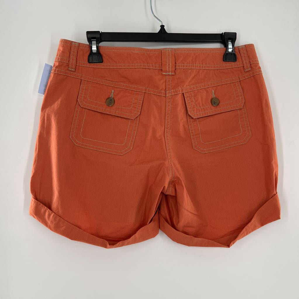 4 cuffed twill shorts