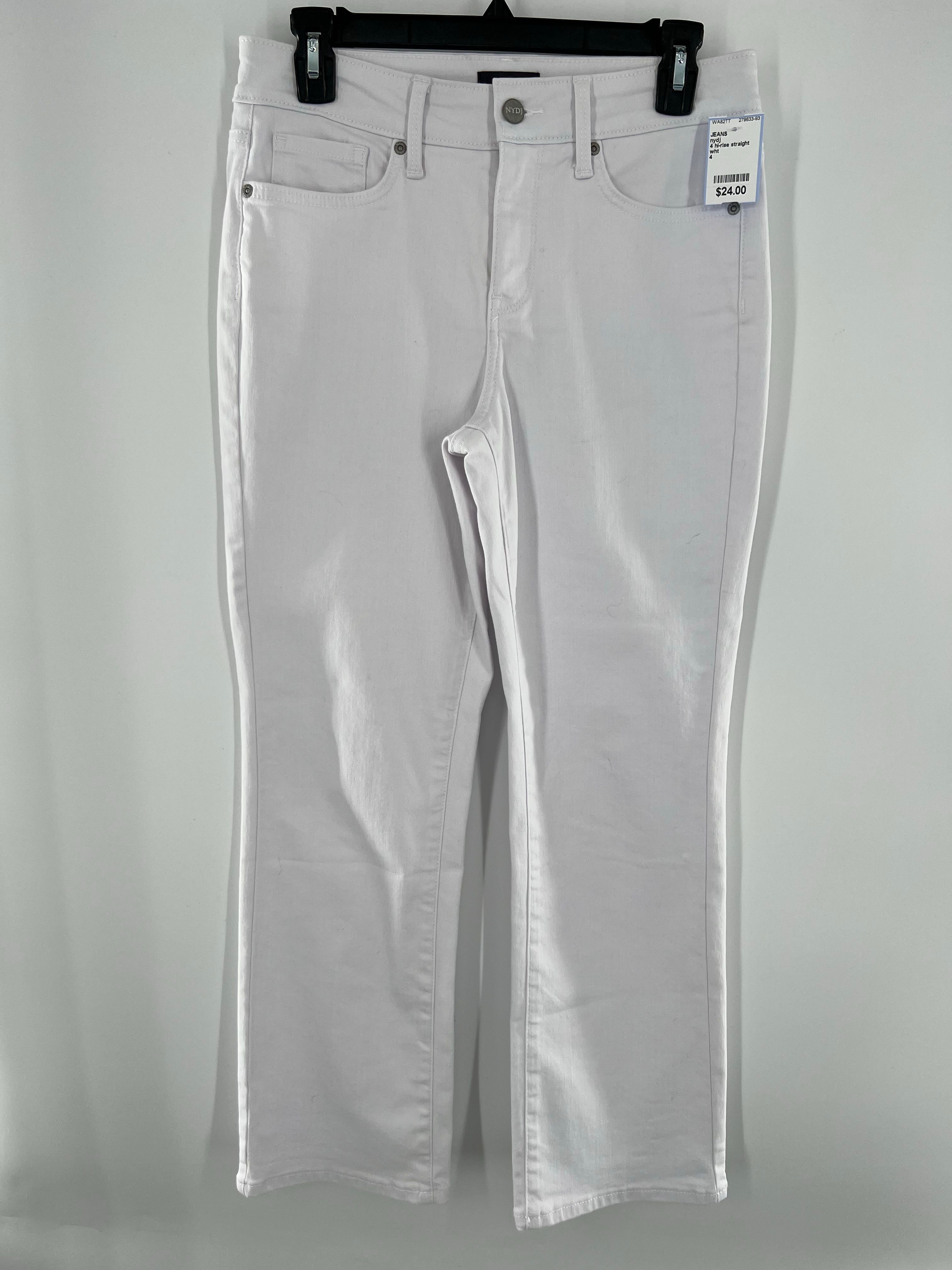 4 hi-rise straight leg jean