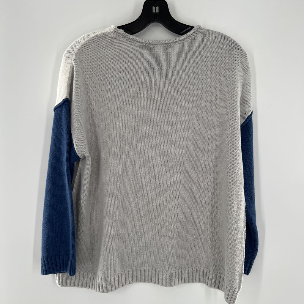 S l/s colorblock sweater