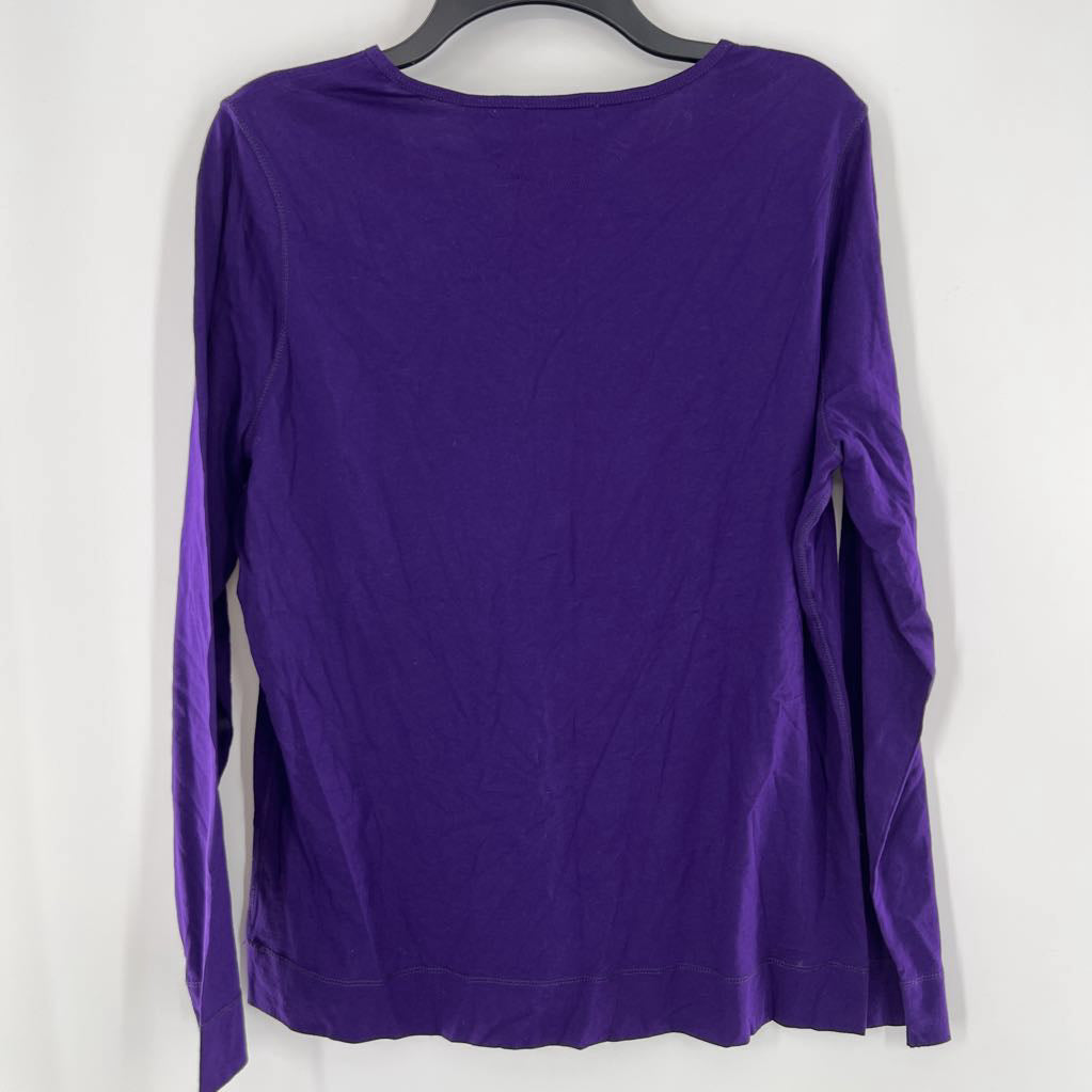 XL v-neck l/s tee