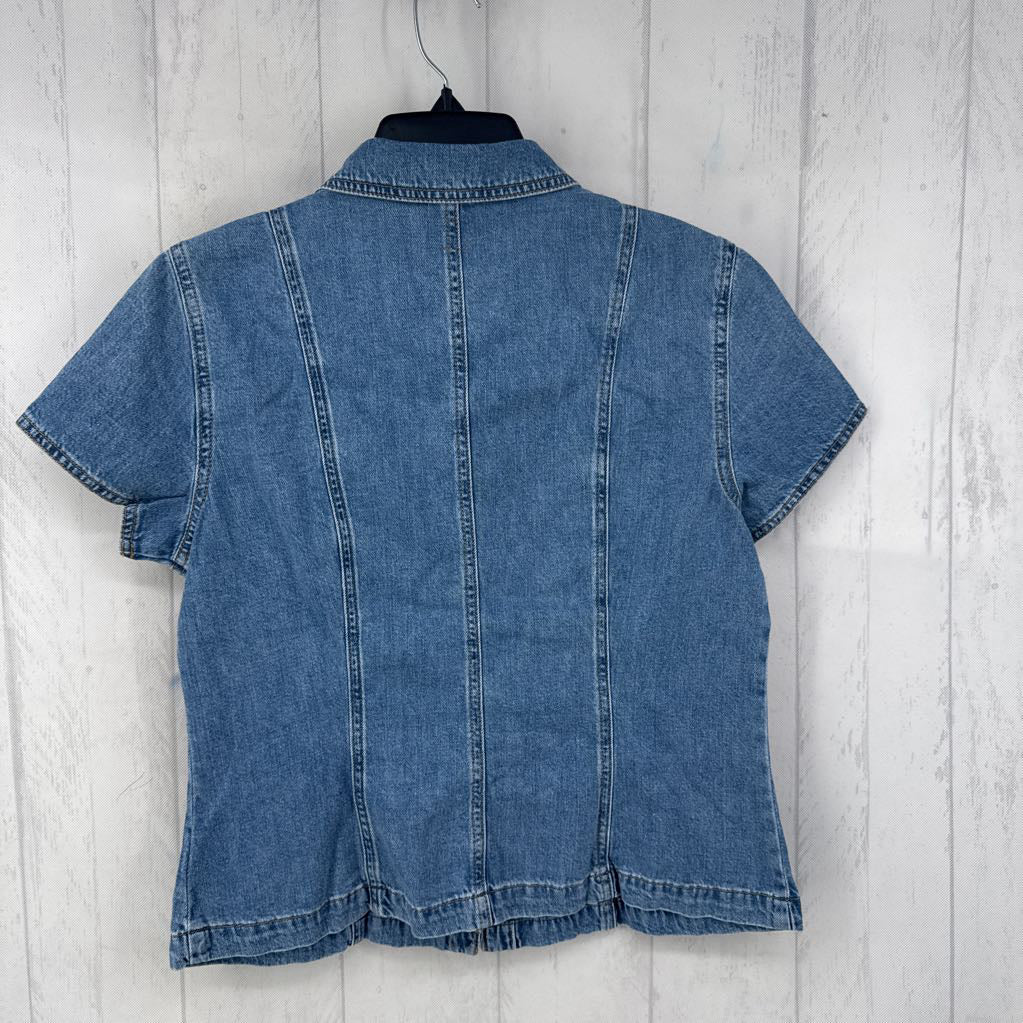 R60 M s/s button denim shirt
