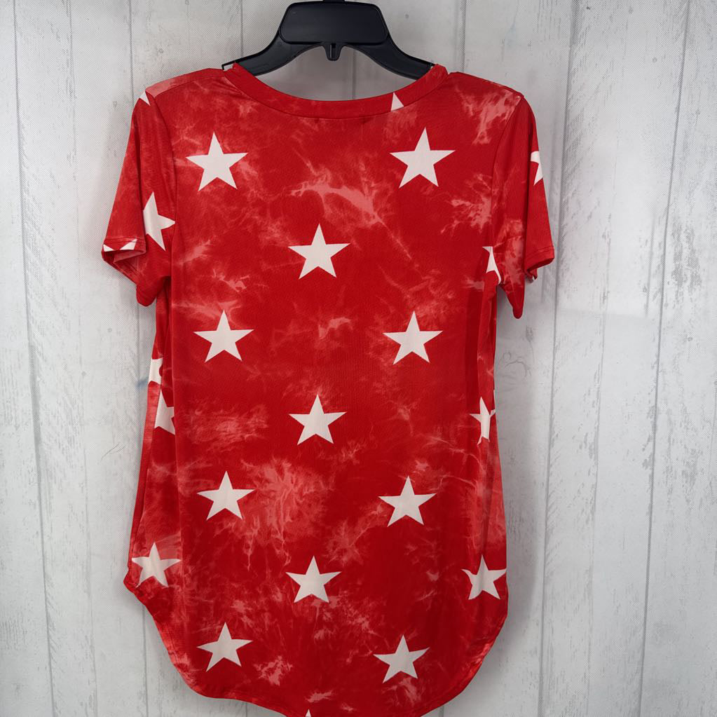 S s/s star print top