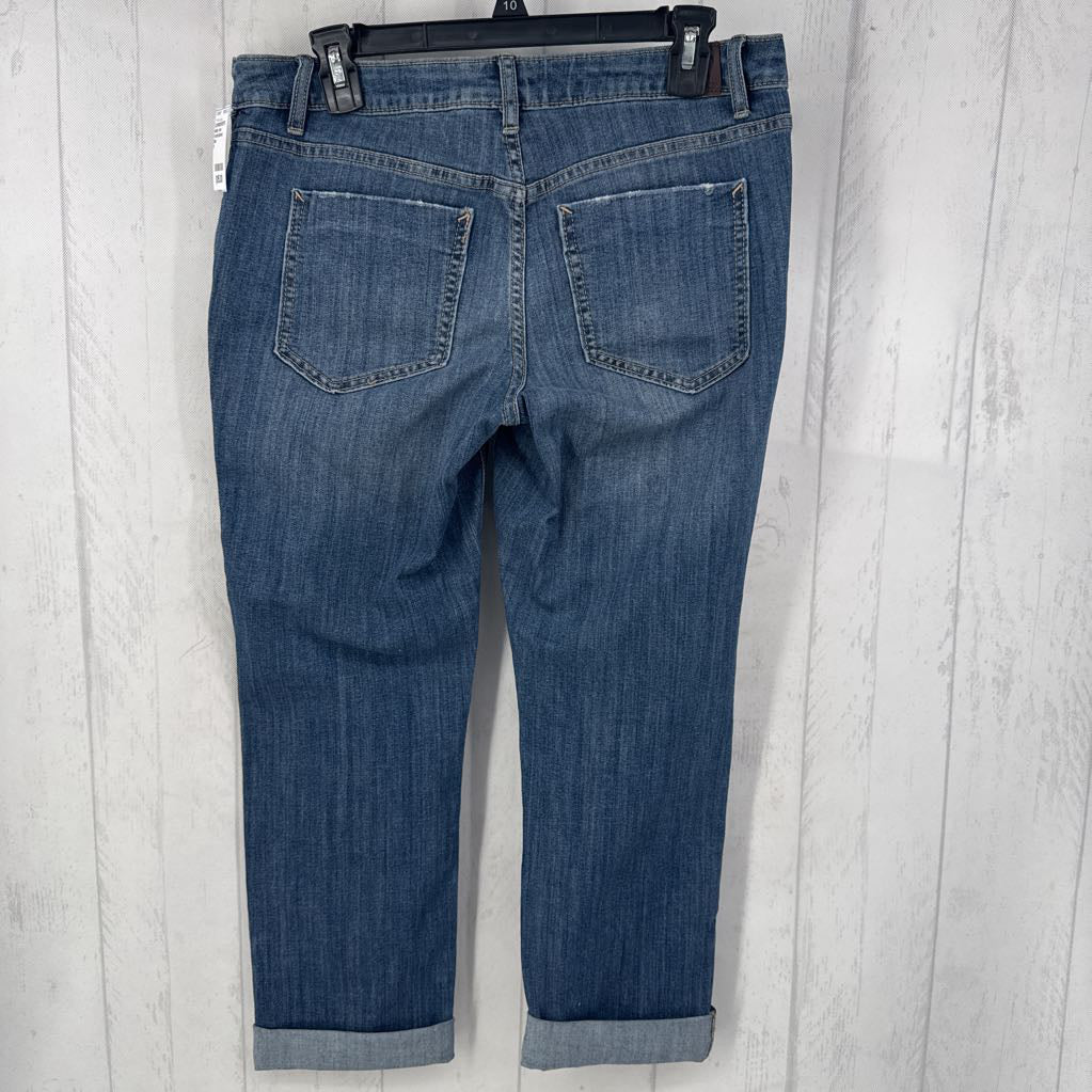 6 embroidered capris