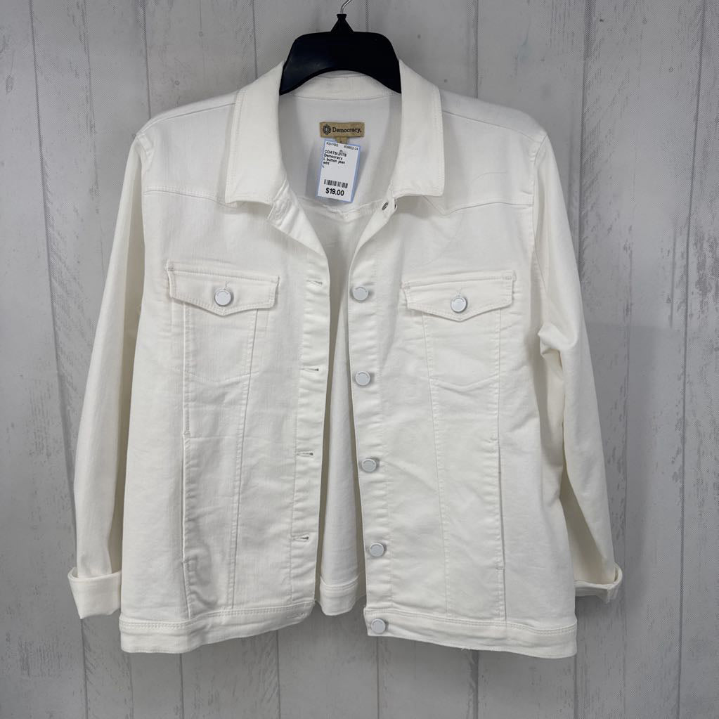 L button jean jacket