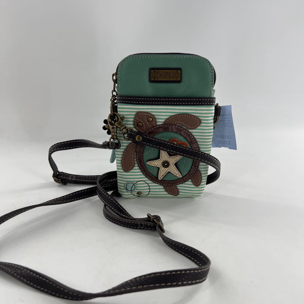 sea turtle embelished crossbody