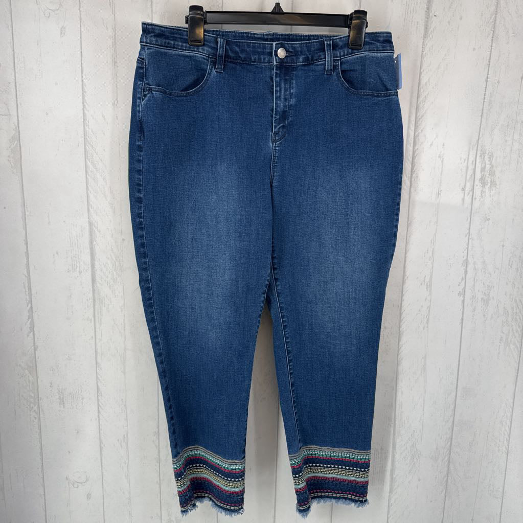 L slim leg ankle jean