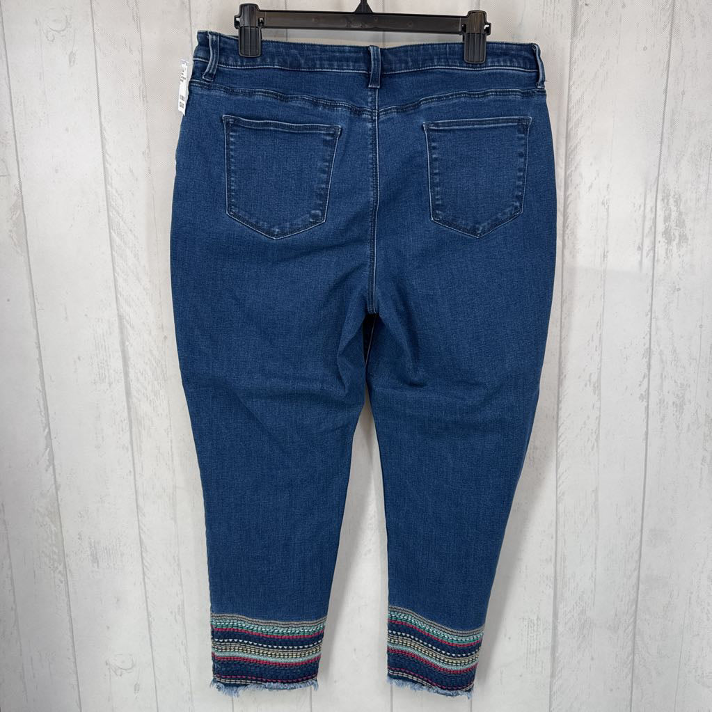 L slim leg ankle jean