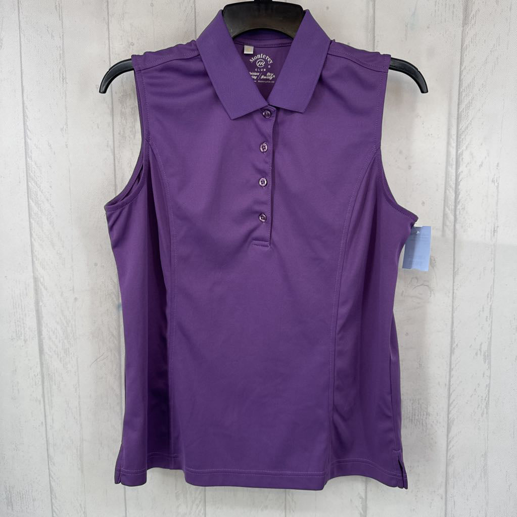 M quarter button down tank