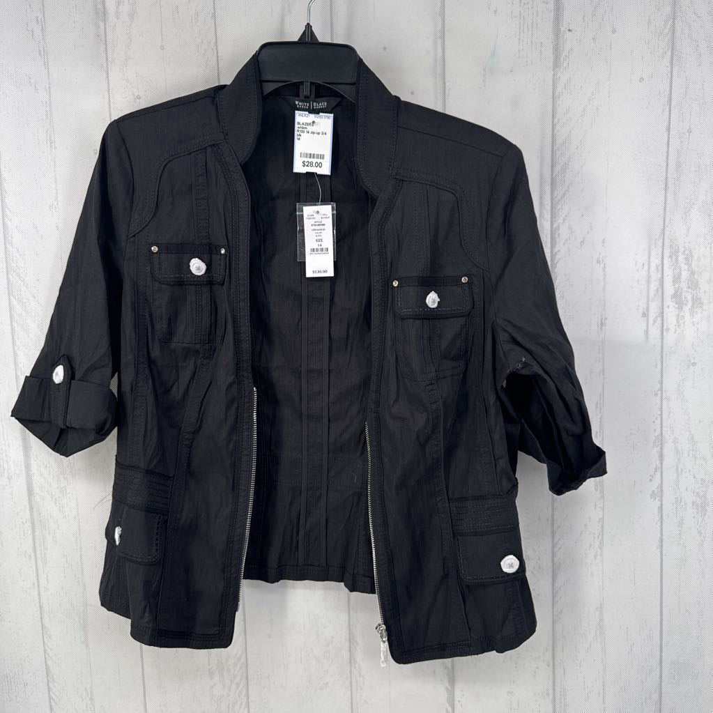 R130 14 zip-up 3/4 slv jacket