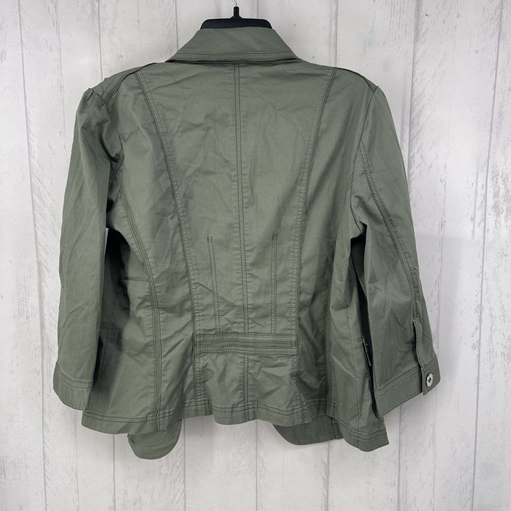 R140 14 3/4 slv twill jacket