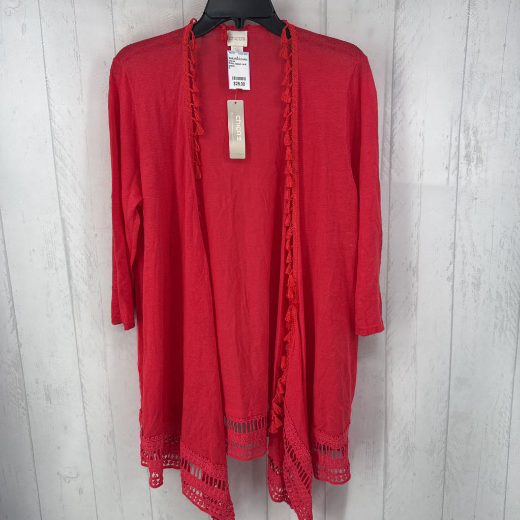 R99 L tassel cardi