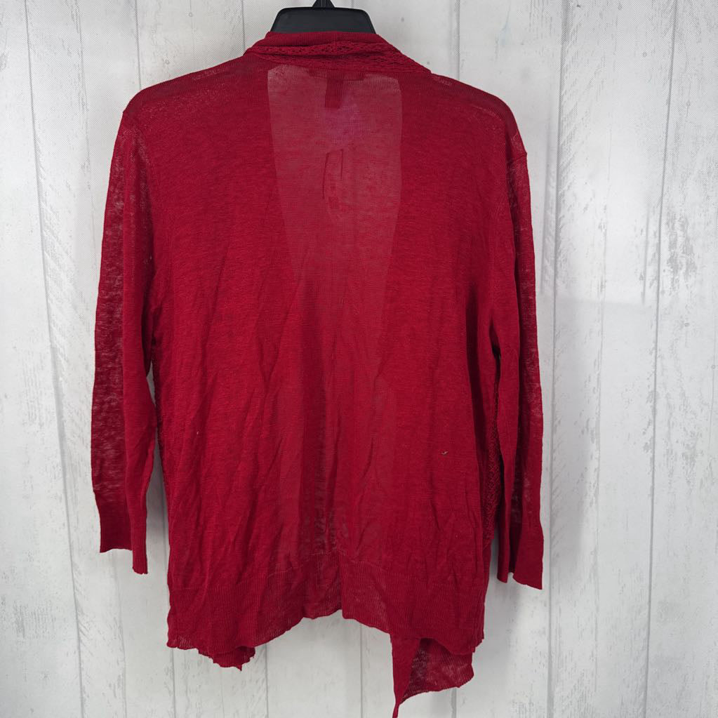XL crochet flowy cardi