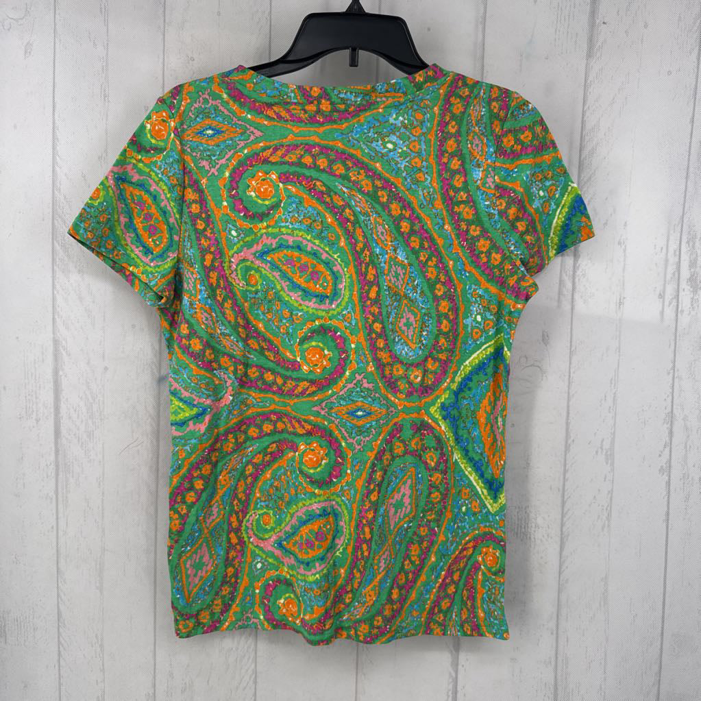 L paisley print s/s tee