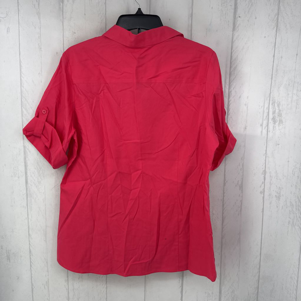 R60 L button down tab slv top