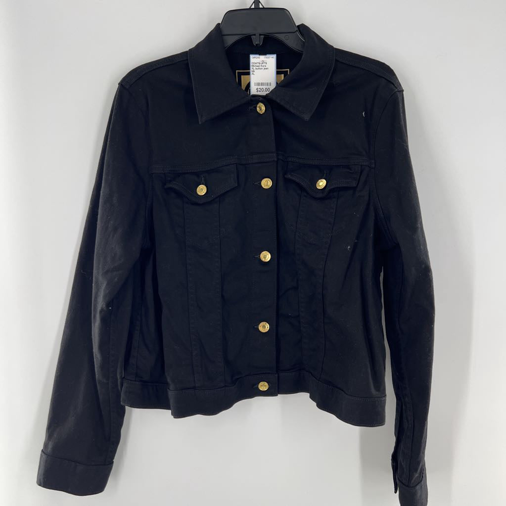 XL button jean jacket