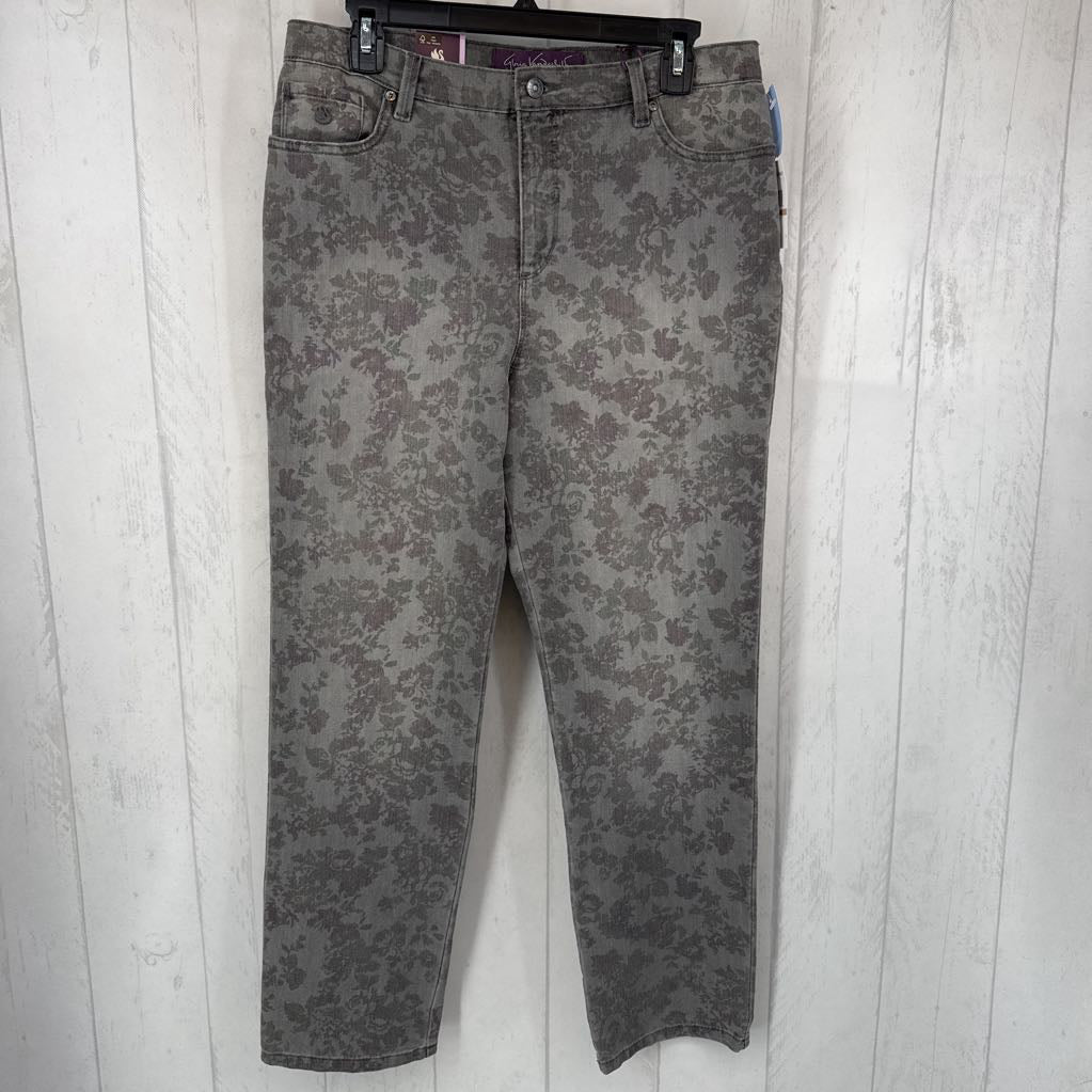 12p flo print jeans