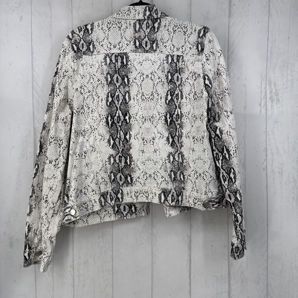 XXL python print jacket