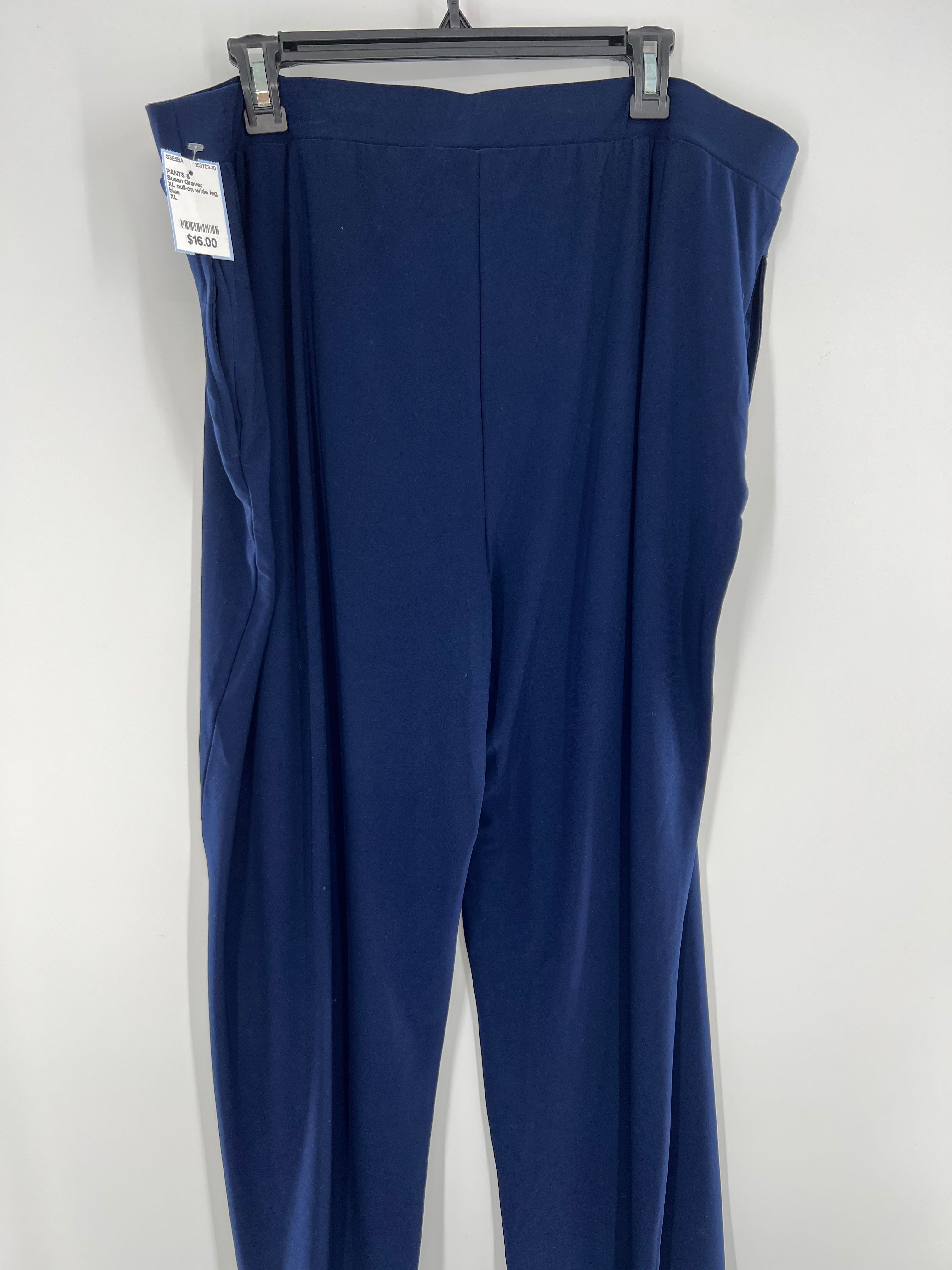 XL pull-on wide leg pants