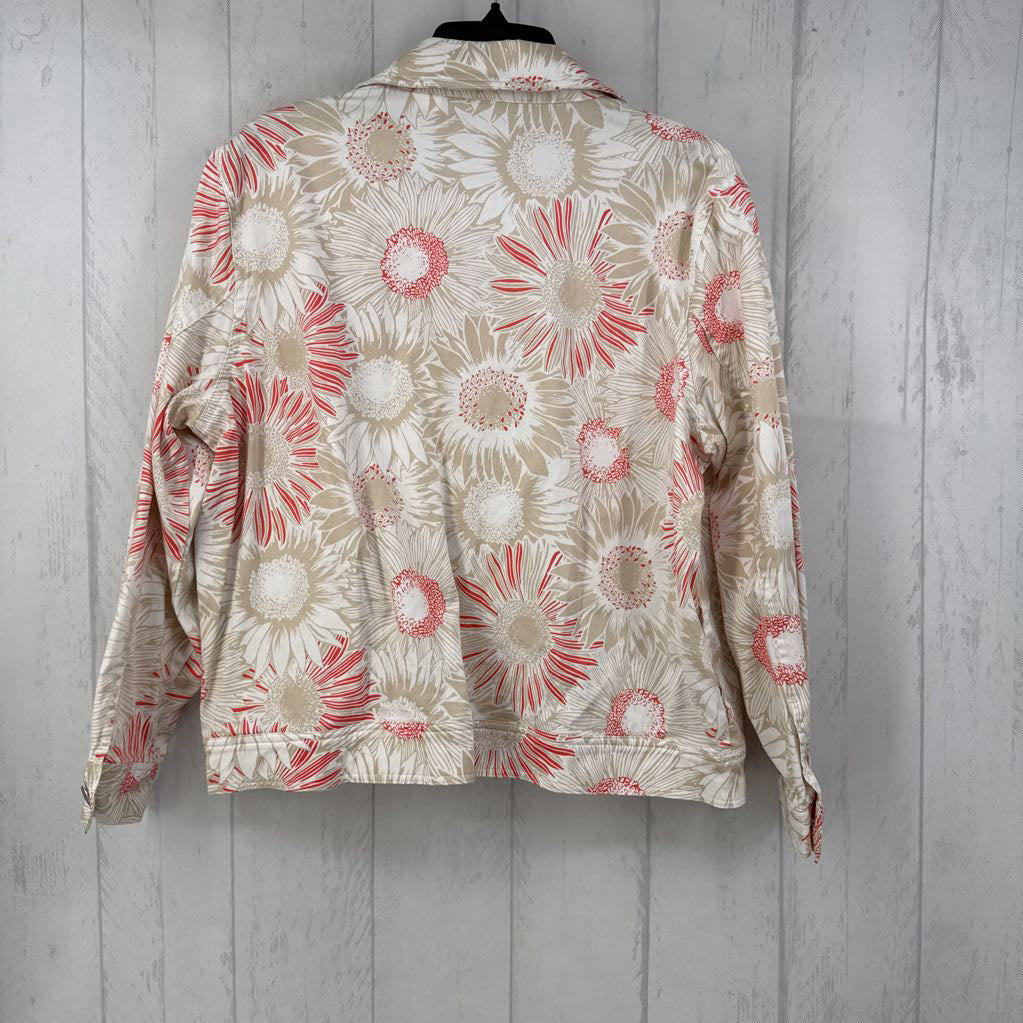 Lp flo print twill jacket