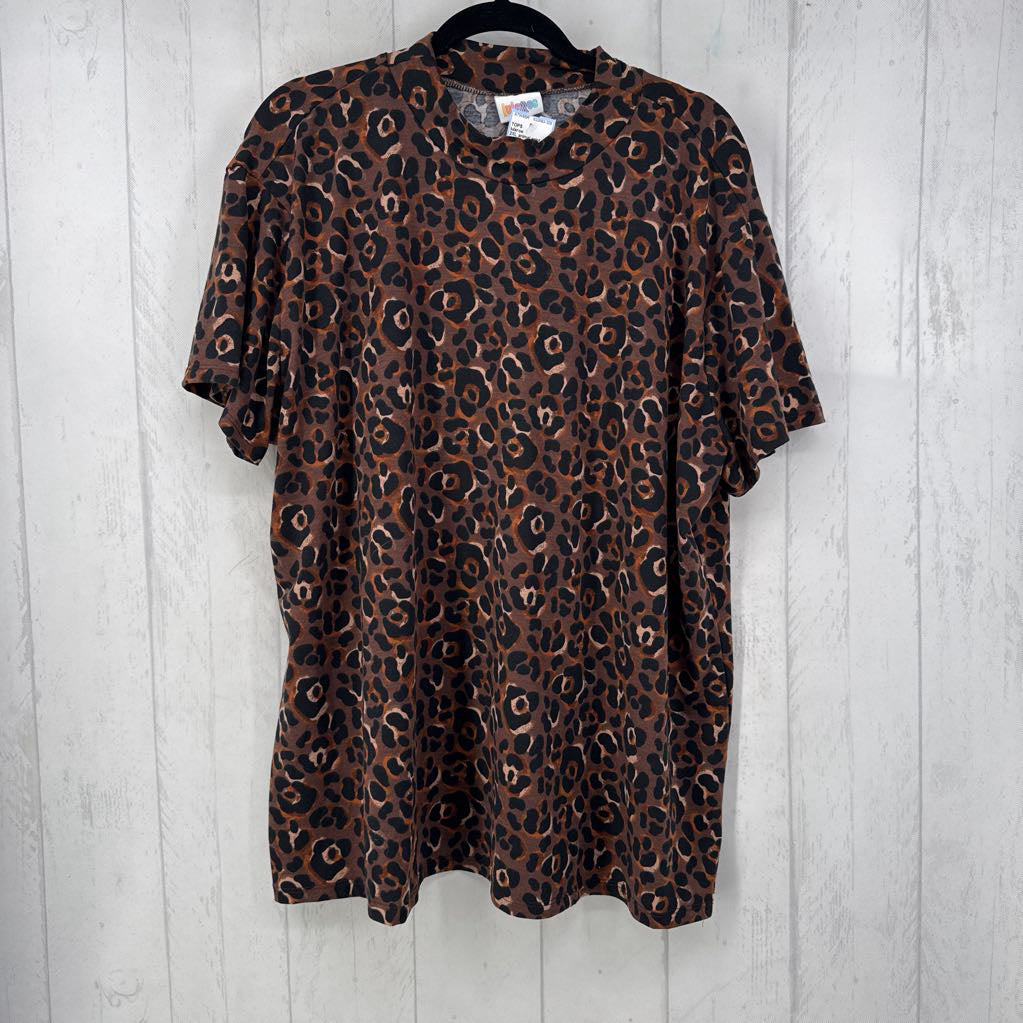 2XL animal print s/s tee