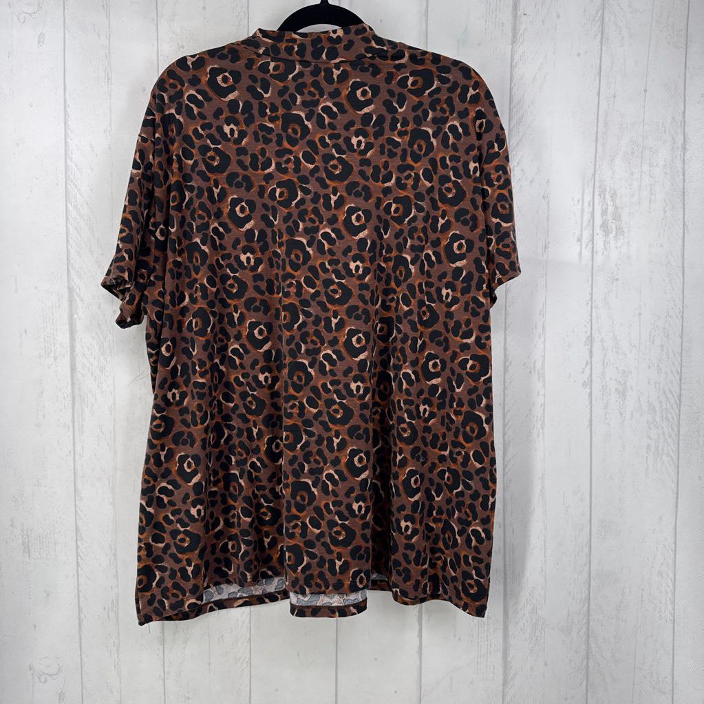 2XL animal print s/s tee