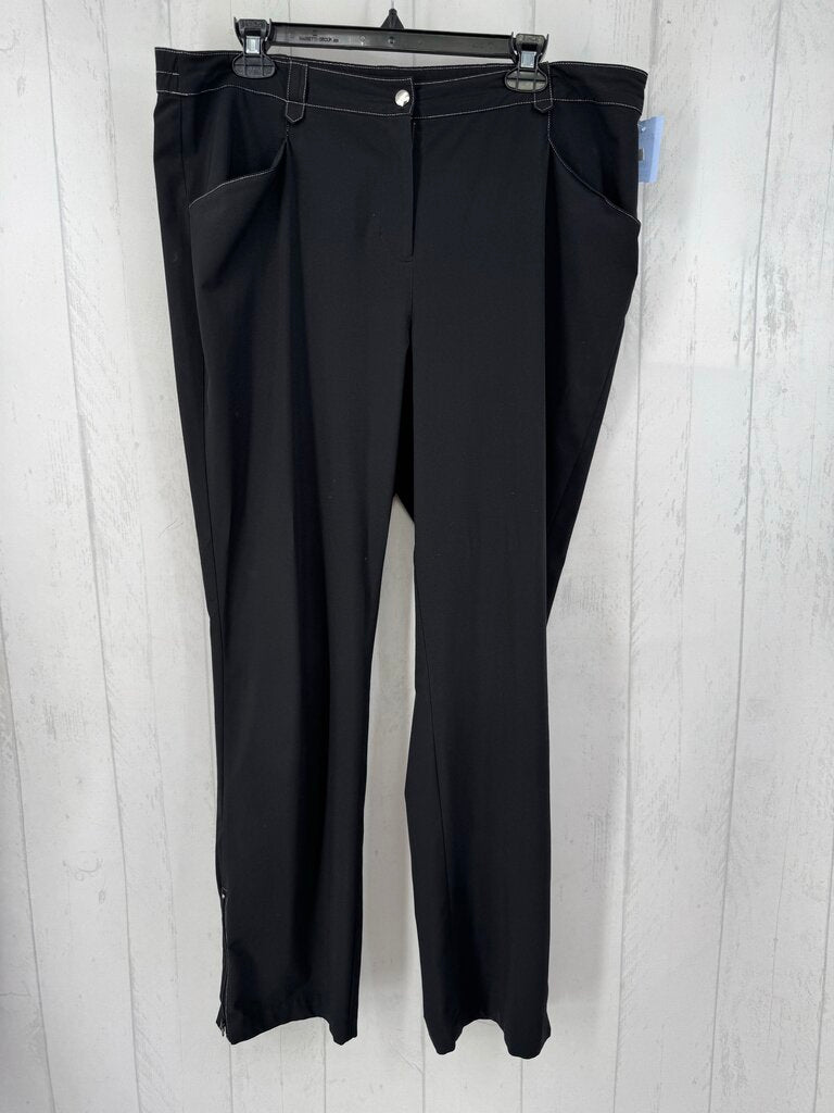 2 pull-on straight leg pant
